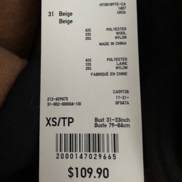 [SOLD] Uniqlo Women Double Face Cocoon Coat - Picture 9 of 9